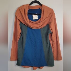 Sabrina Butterfly Cowl Tunic Top Cozy Soft